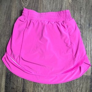 Lululemon Womens Hotty Hot HR Skort Size 4 Sonic Pink